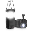 Outdoor Solar Hand-Cranked Multifunctional Camping Lantern with 5000mAh Power Bank, Lightweight for Camping