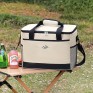 Outdoor Camping Cooler Bag Large Capacity Square Insulated Box Portable Car Insulated Bag Crossbody Picnic Bag Ice Pack
