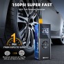 Wireless Portable Car Air Compressor, Digital Display Tire Inflator, High Power 22-Cylinder Air Pump for Vehicles