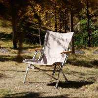 Outdoor Folding Chair, Aluminum Alloy High Back Chair, Portable Camping Chair, Fishing & Beach Folding Chair